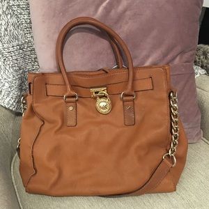 Michael Kors Hamilton leather purse
